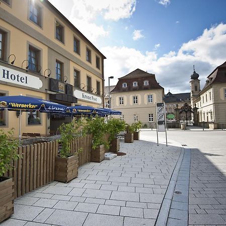 Hotel Krone-Post Werneck Exterior foto